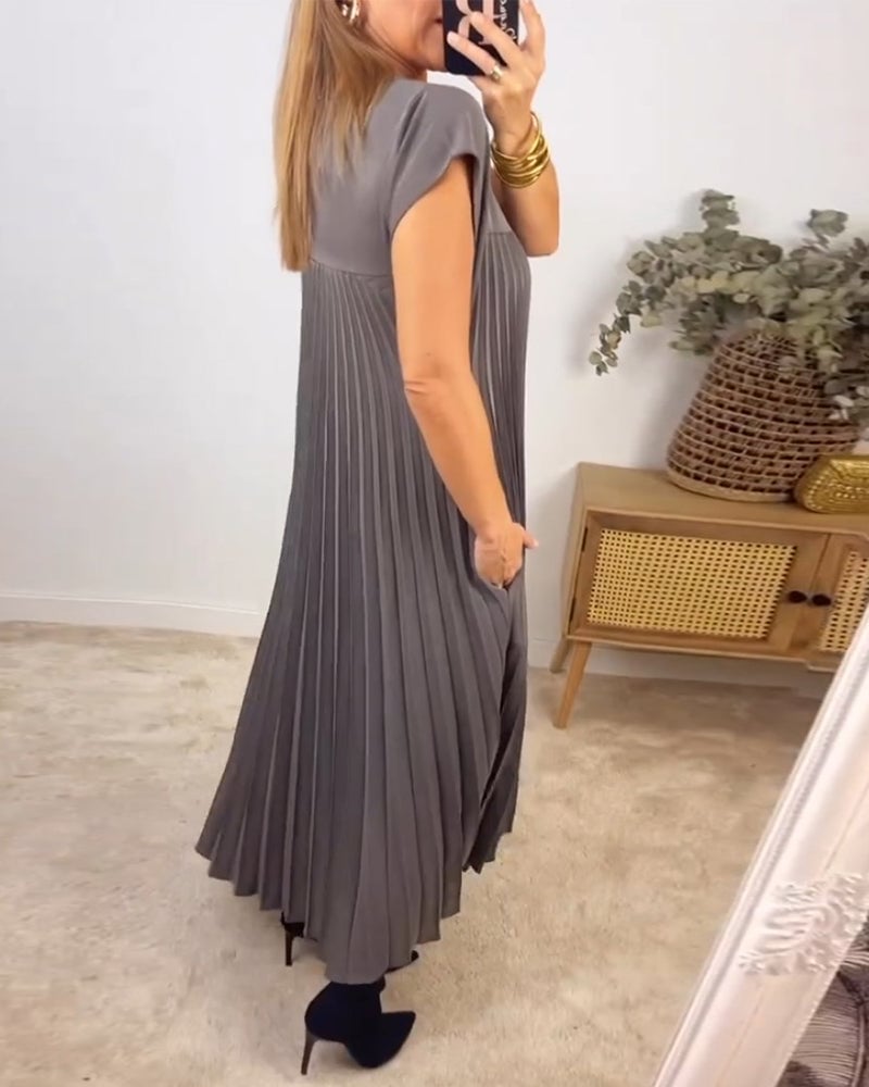 Dames elegante jurk met comfortabele pasvorm en tijdloos design