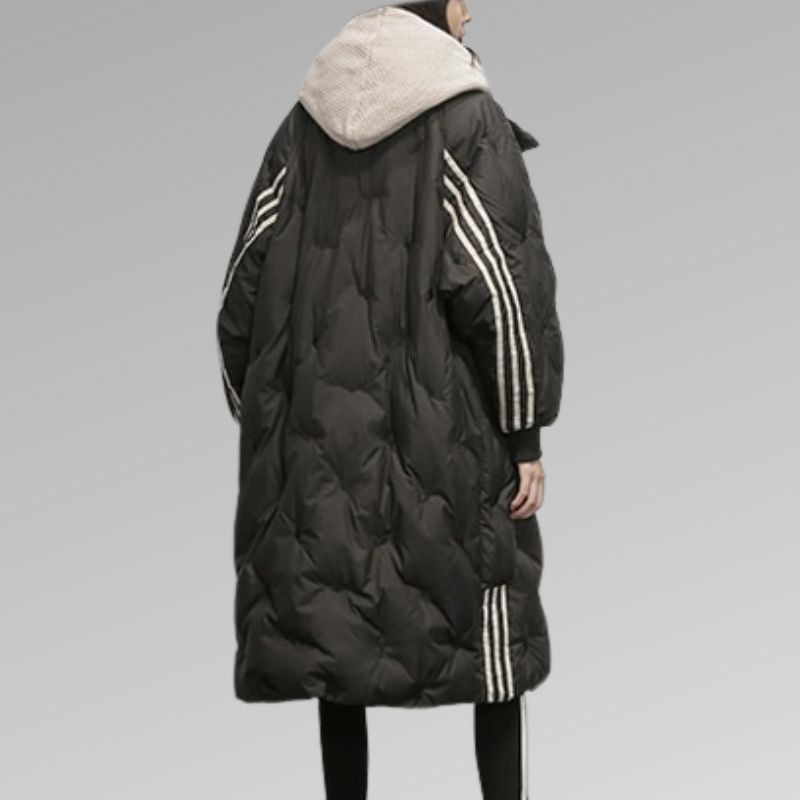Elowen Lange Winterjas – Luxe Warmte met Tijdloze Verfijning