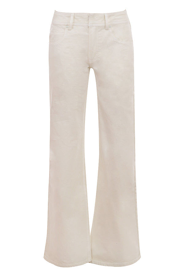 Elyra Tweedelige Set – Luchtige Elegantie in Zachte Ivoortint