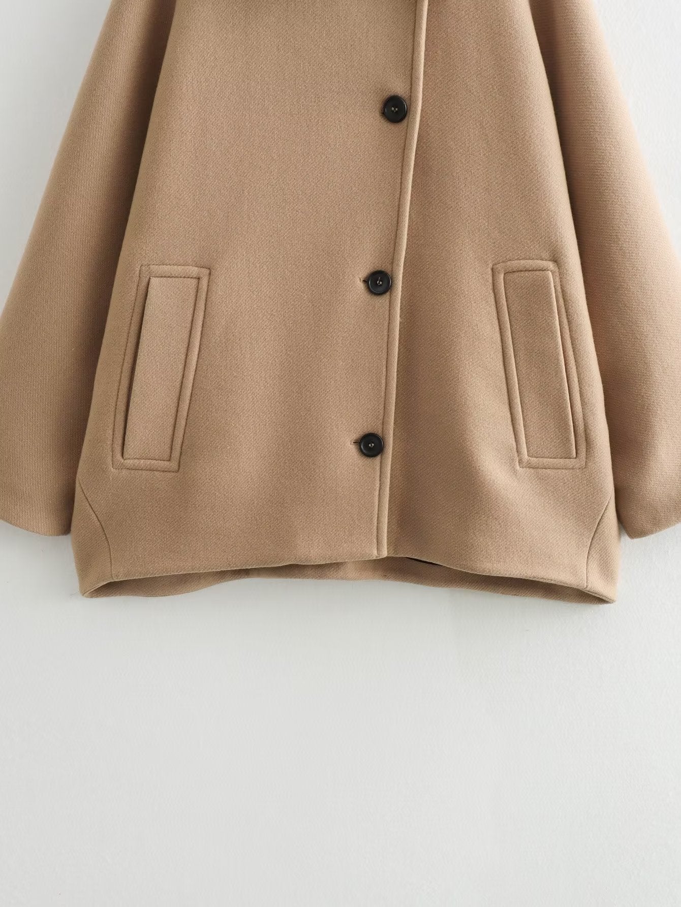 Trendy Oversized Wollen Jas