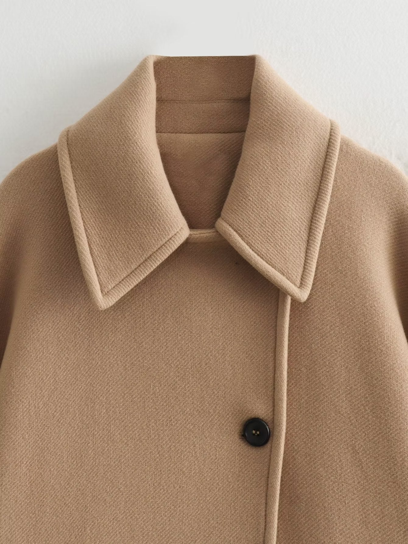 Trendy Oversized Wollen Jas