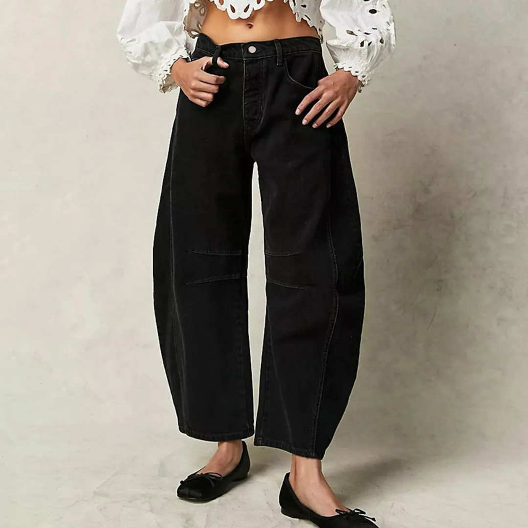 Noor Wide-Leg Jeans – Relaxed Fit met Tijdloze Urban Flair