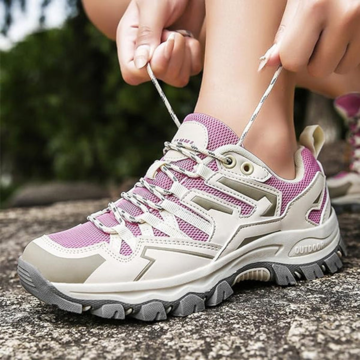 Thamira – Stevige Wandelschoen voor Dames met Grip, Comfort en Tijdloze Kracht