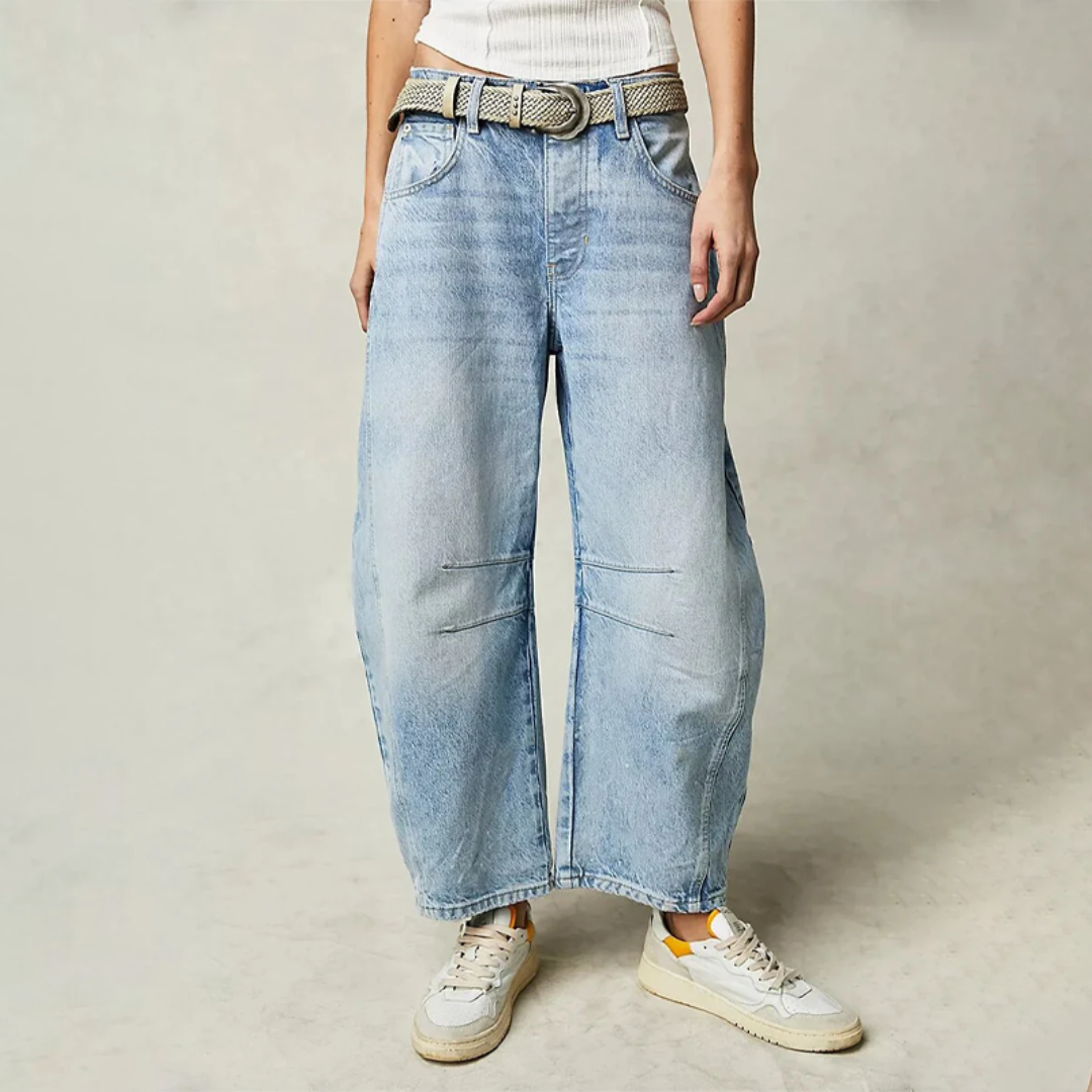 Noor Wide-Leg Jeans – Relaxed Fit met Tijdloze Urban Flair