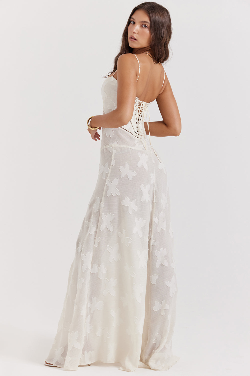 Seraphina - Stijlvolle Maxi Jurk van Luxe Viscose met Verfijnde Details
