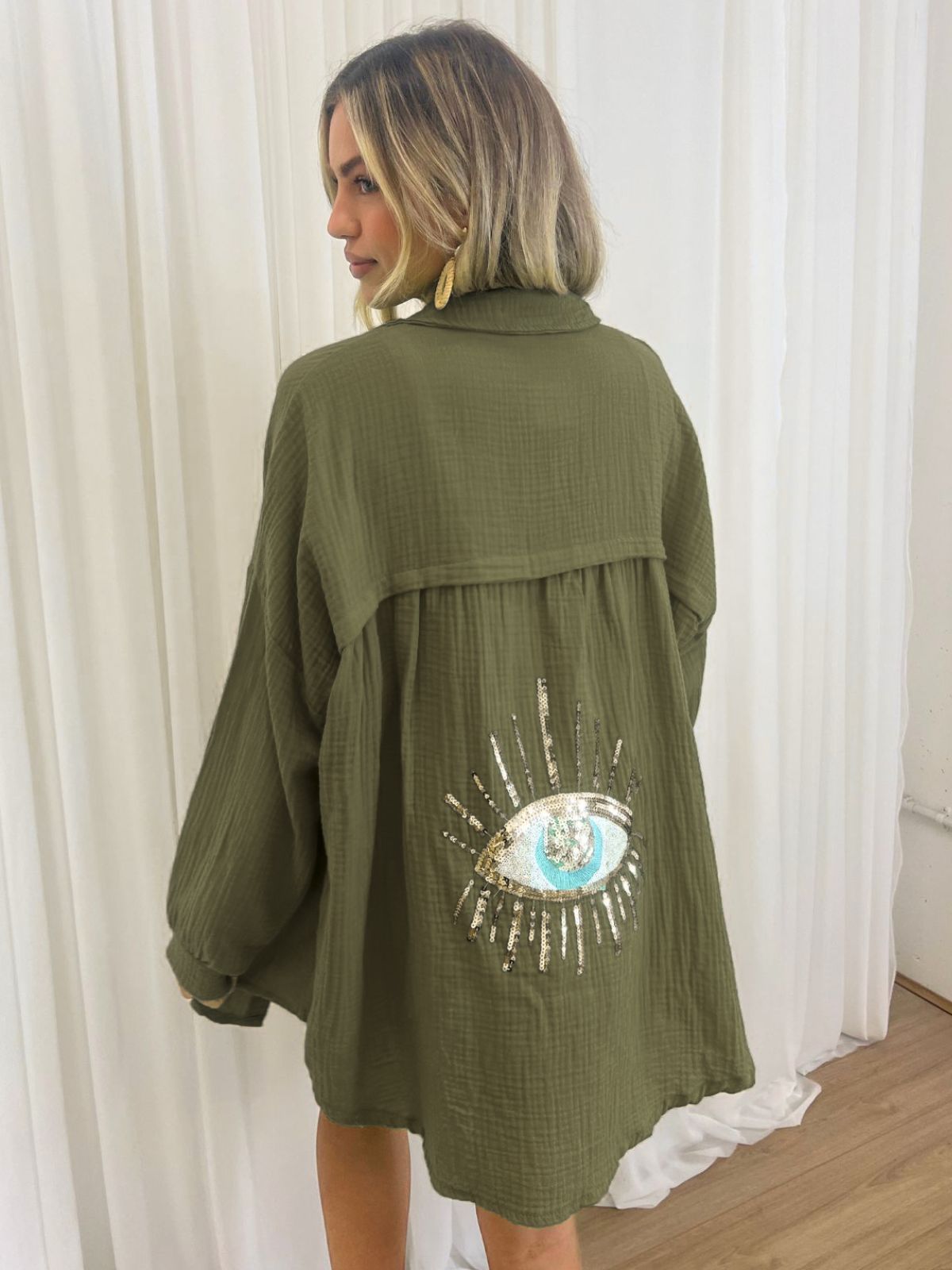 Oversized dames blouse met bohemian details – luchtig en zomers