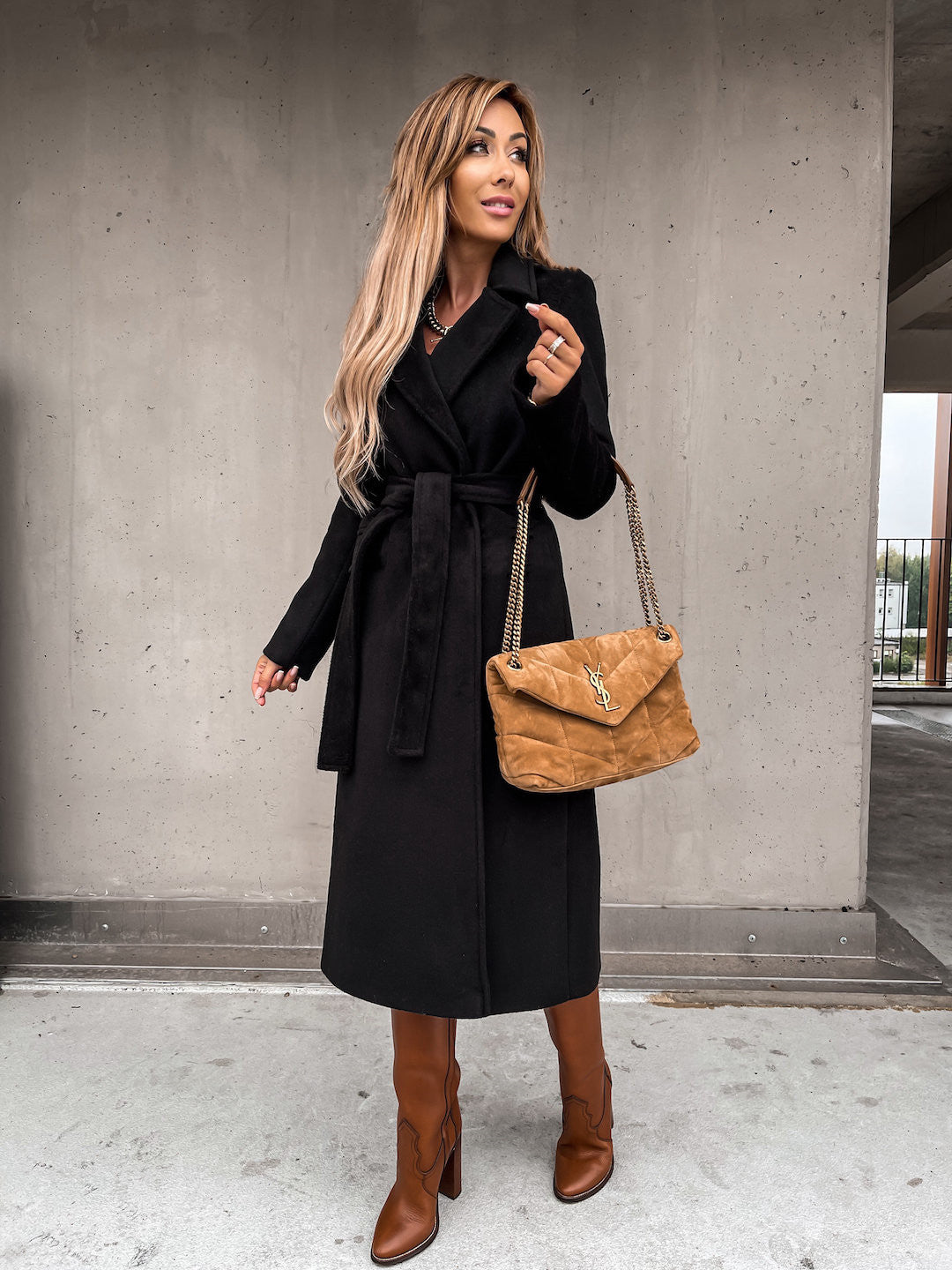 Elegante Lange Trenchcoat