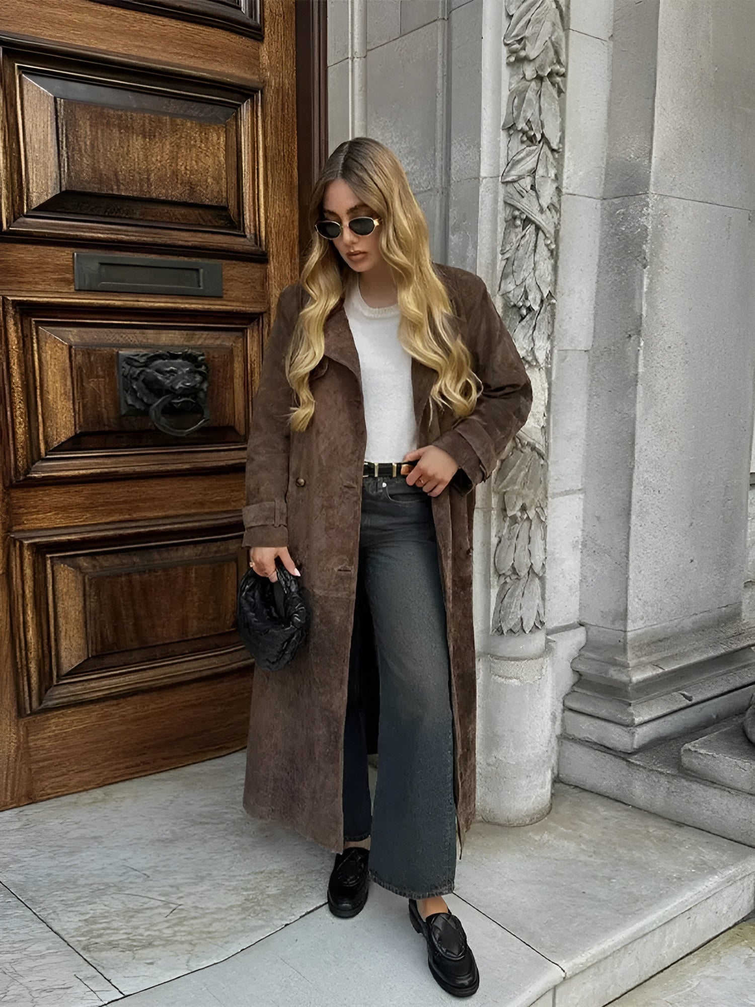 Leona Herfstmantel – Tijdloze Elegantie met Warme Luxe