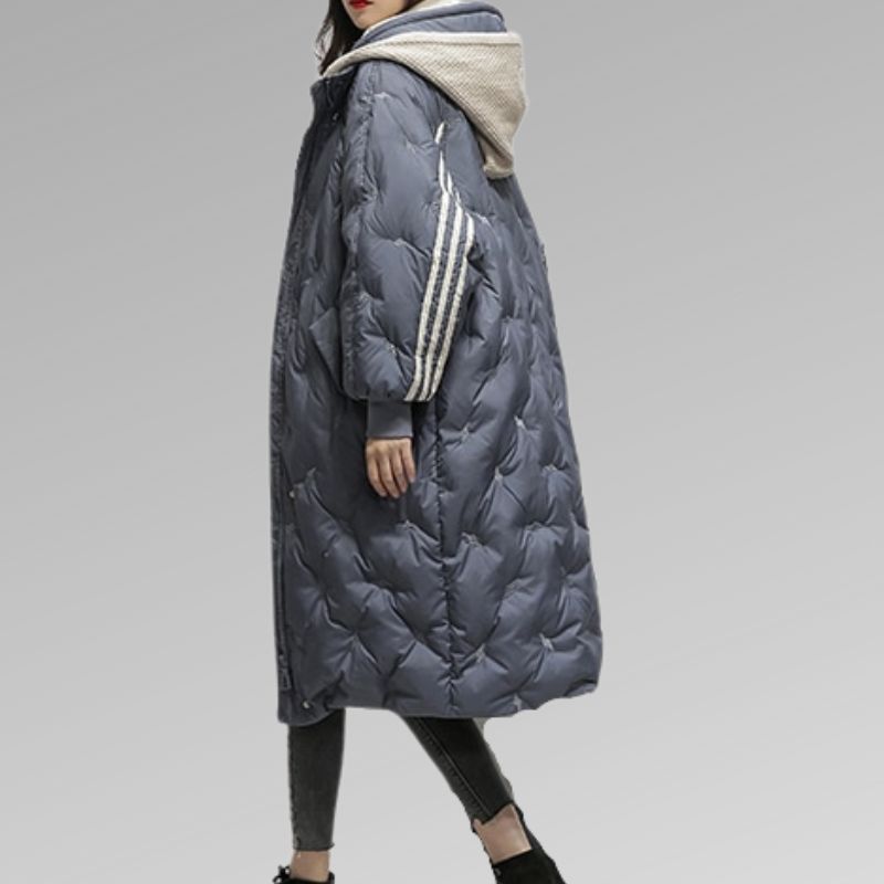 Elowen Lange Winterjas – Luxe Warmte met Tijdloze Verfijning