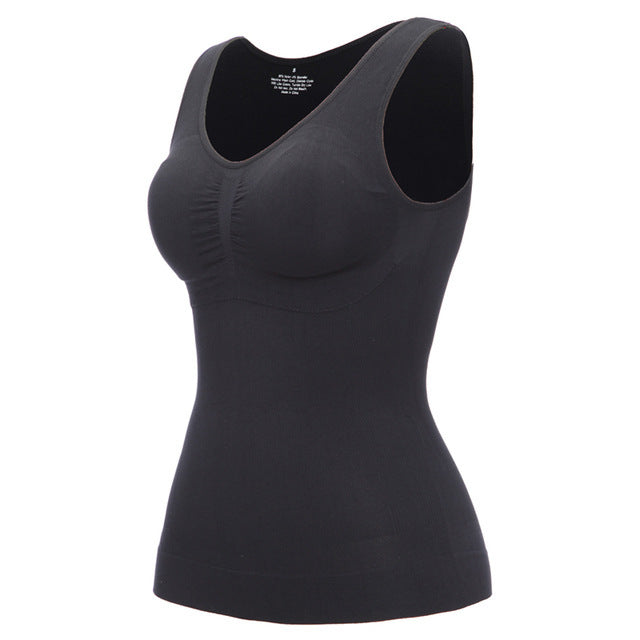 Vespera - Corrigerende Dames Tanktop met Ingebouwde BH voor een Slanker Silhouet