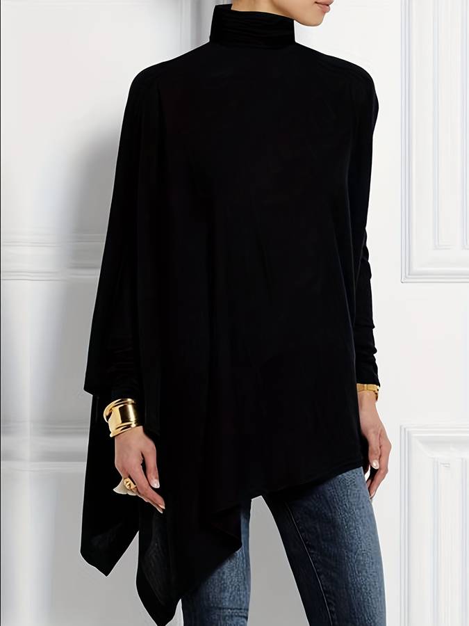 Amara Long Knit Turtleneck – Elegantie in Eenvoud