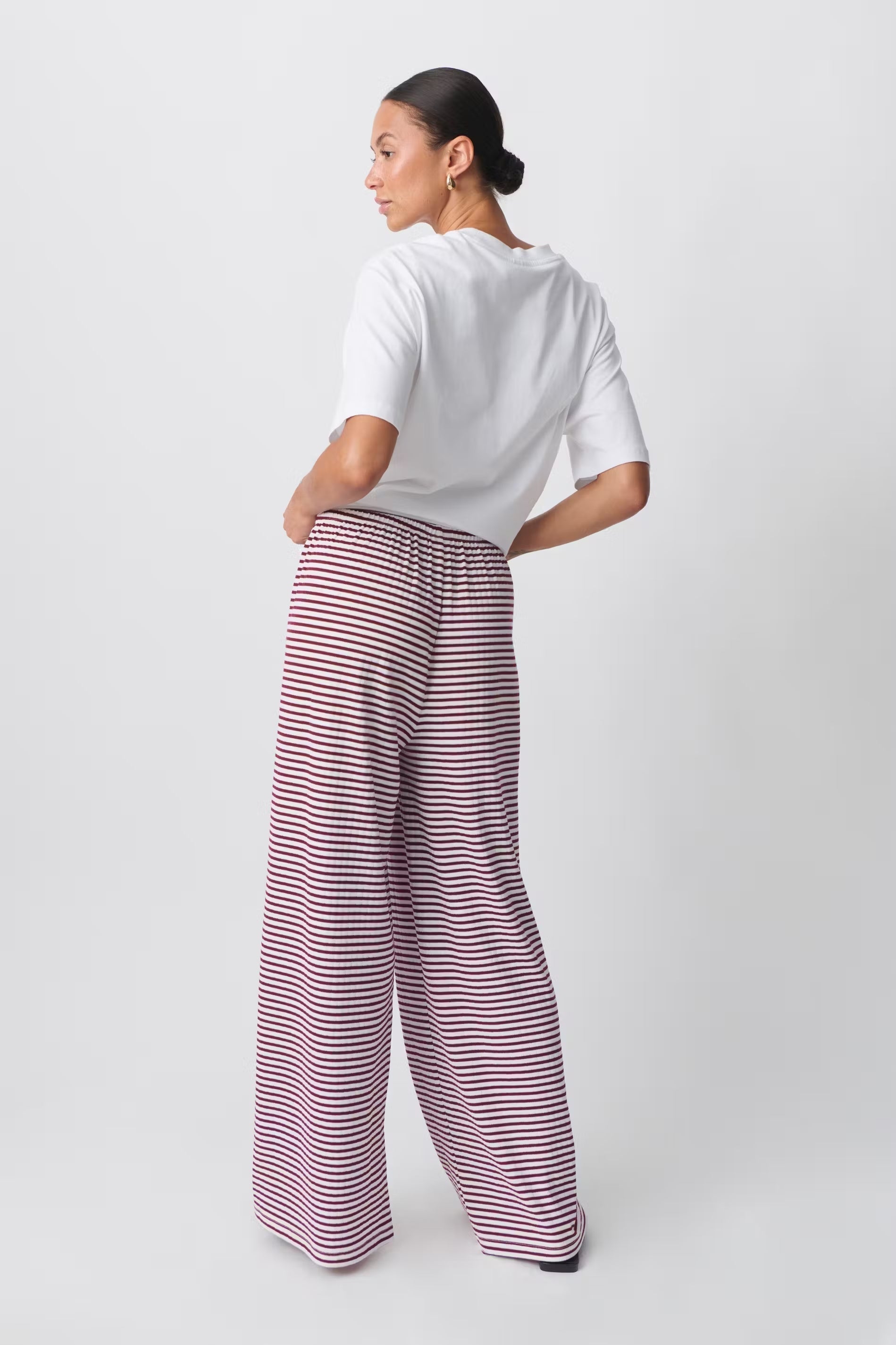 Elisanya – Gestreepte dames loungebroek met stretch