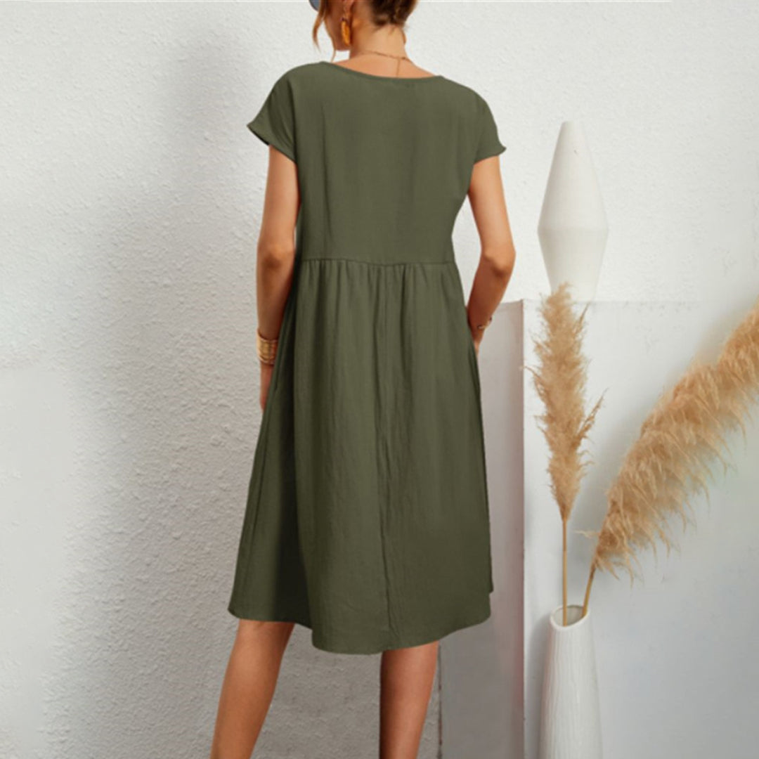 Valoria – Elegante dames zomerjurk met luchtige pasvorm