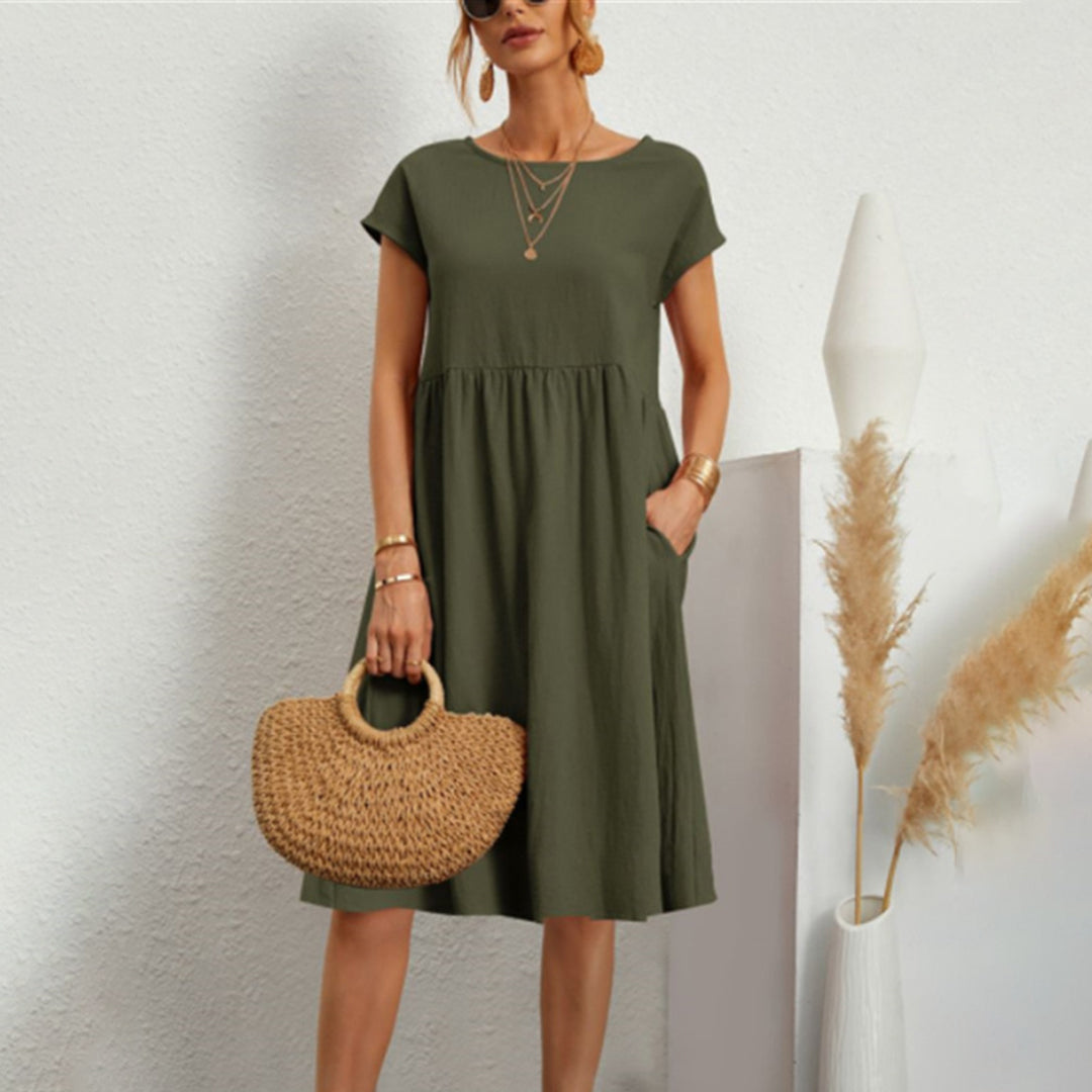 Valoria – Elegante dames zomerjurk met luchtige pasvorm