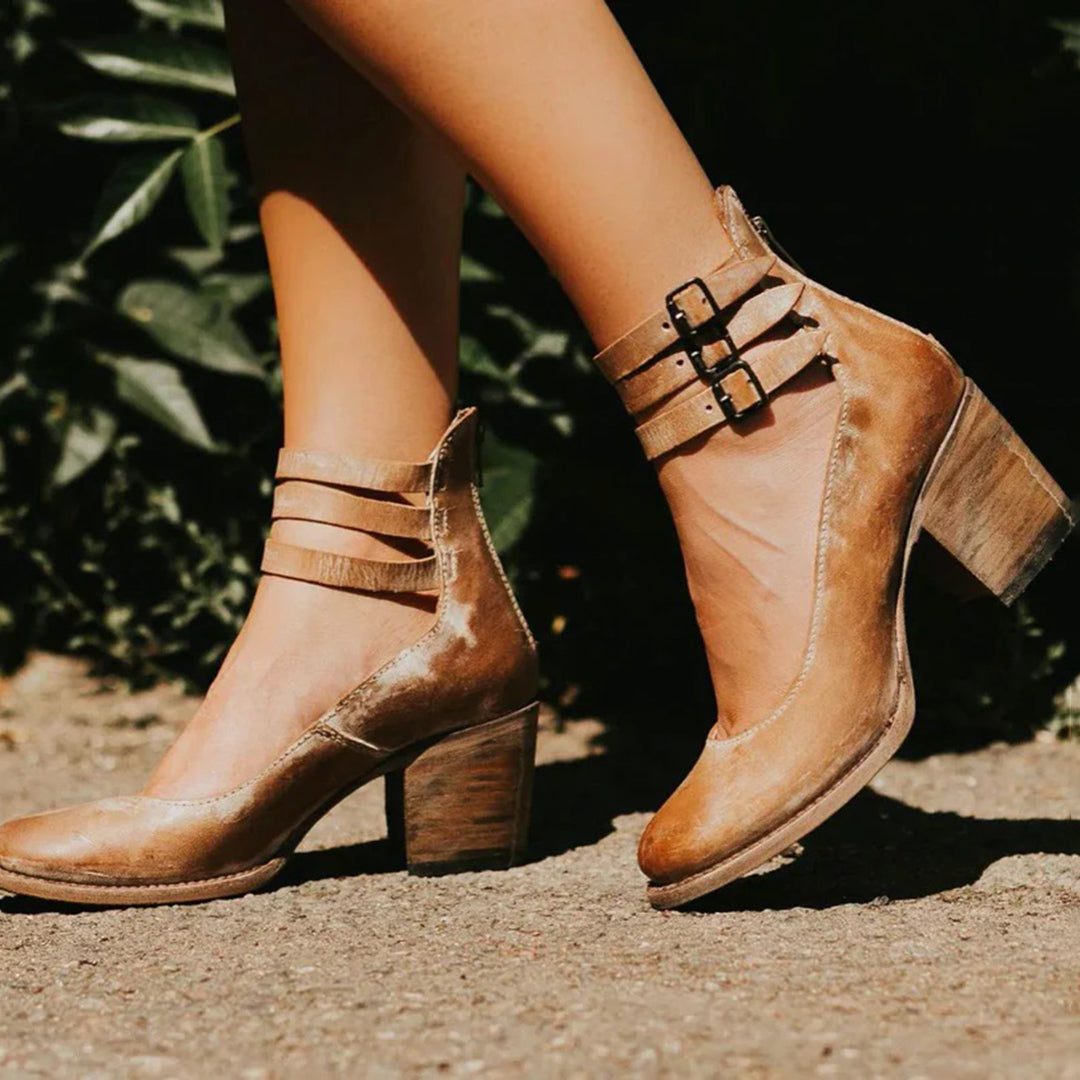 Amara Boots – Elegante en comfortabele enkellaarsjes met luxe afwerking