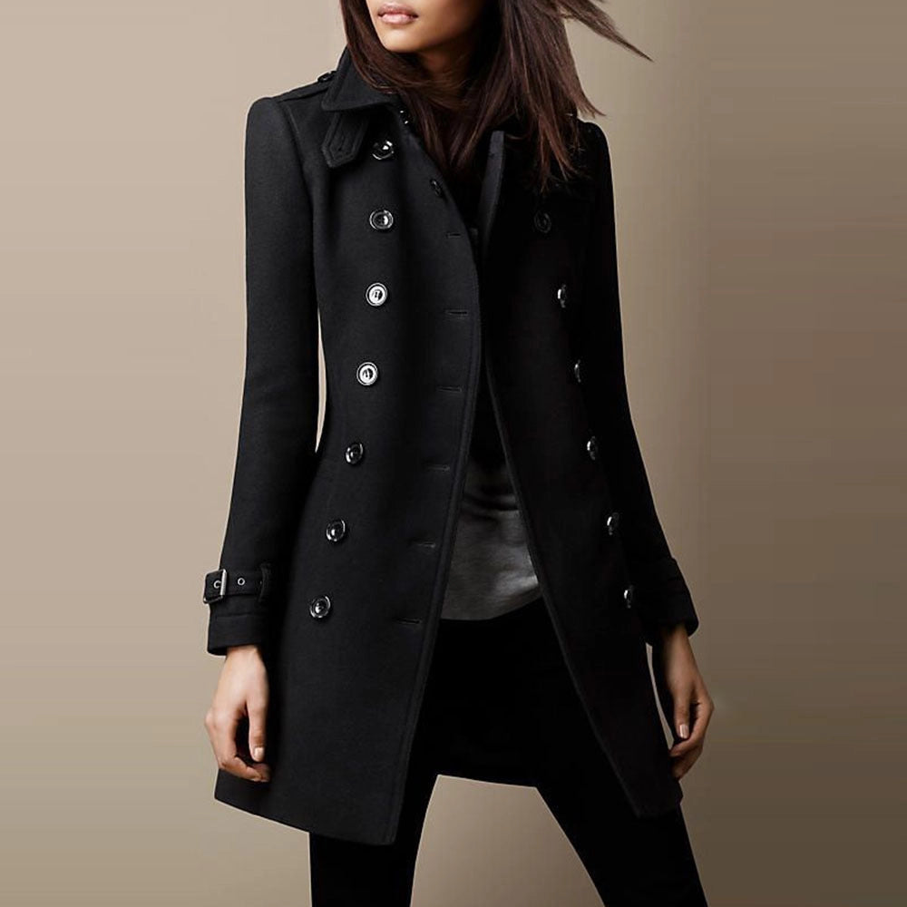 Aveline Tailored Coat – Tijdloze Klasse met een Vleugje Moderne Elegantie