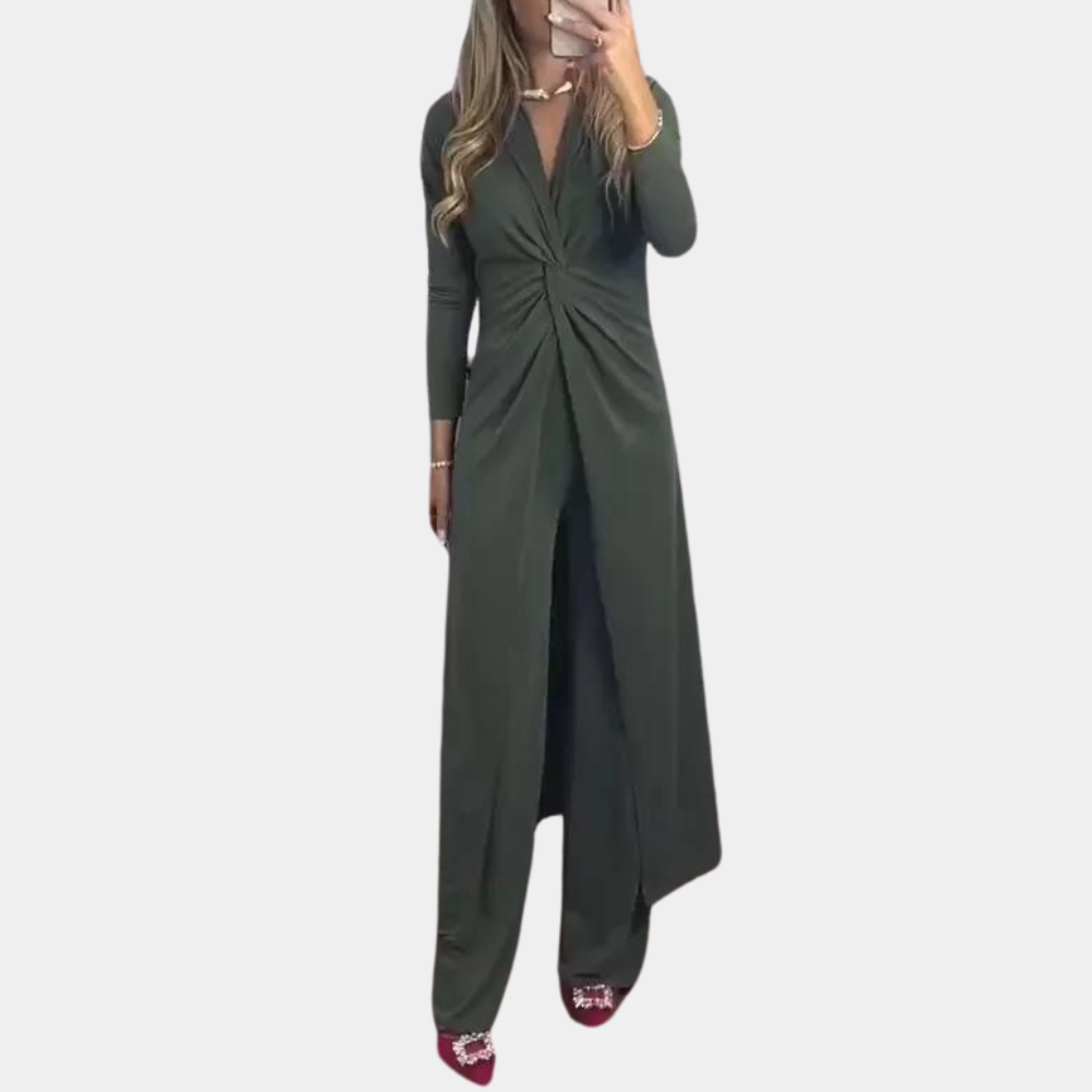 Mirella Set – Stijlvolle tweedelige dames set met comfy fit