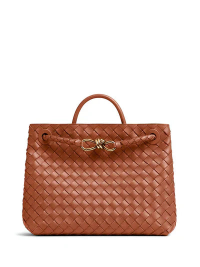 Seliora Geweven Vegan Leren Tote – Tijdloze Stijl & Duurzaam Design