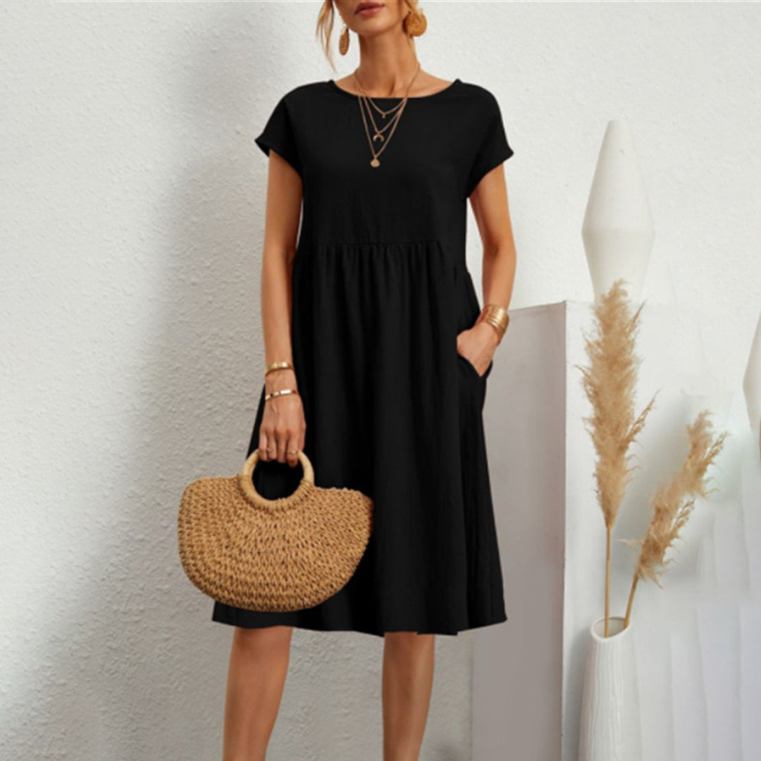 Valoria – Elegante dames zomerjurk met luchtige pasvorm