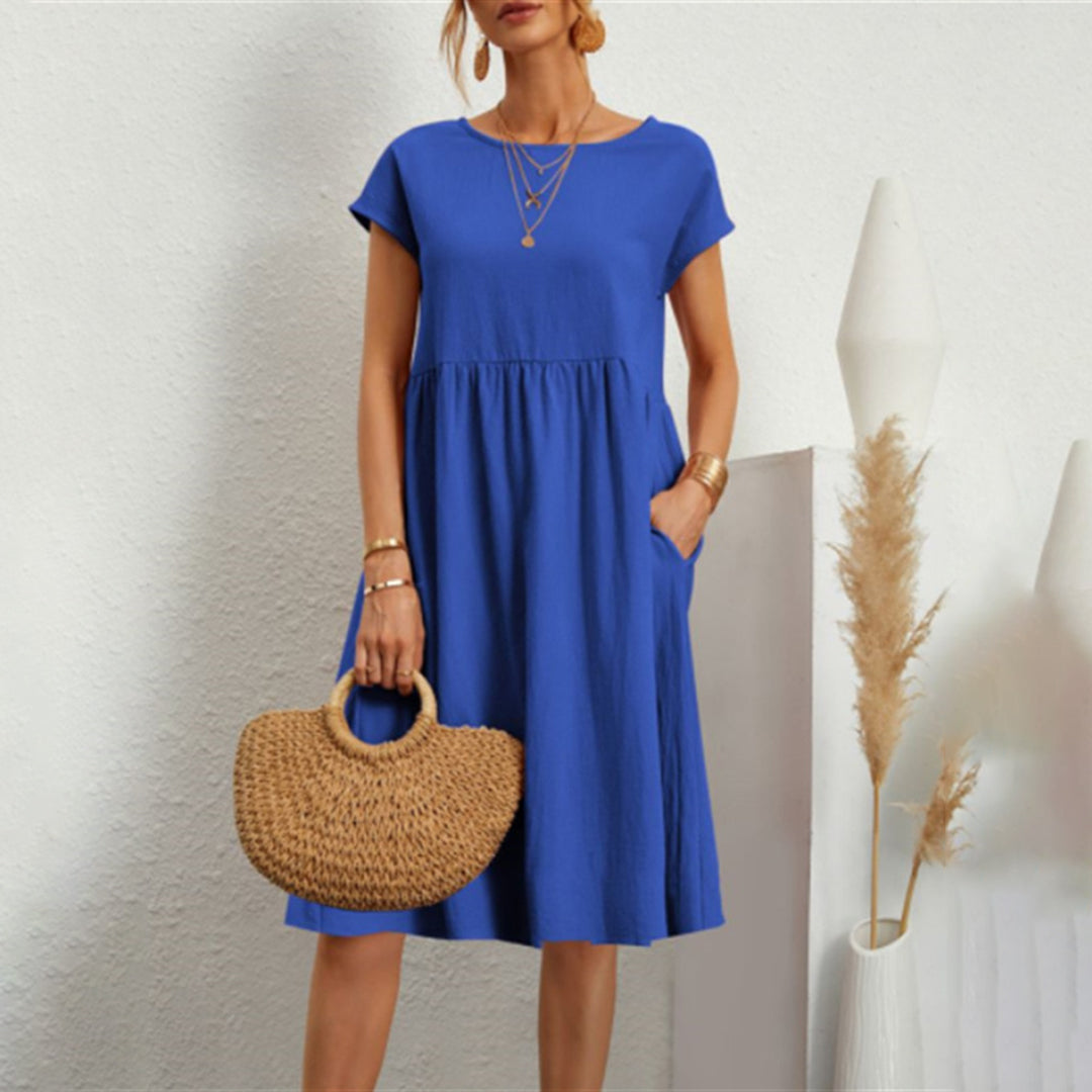 Valoria – Elegante dames zomerjurk met luchtige pasvorm