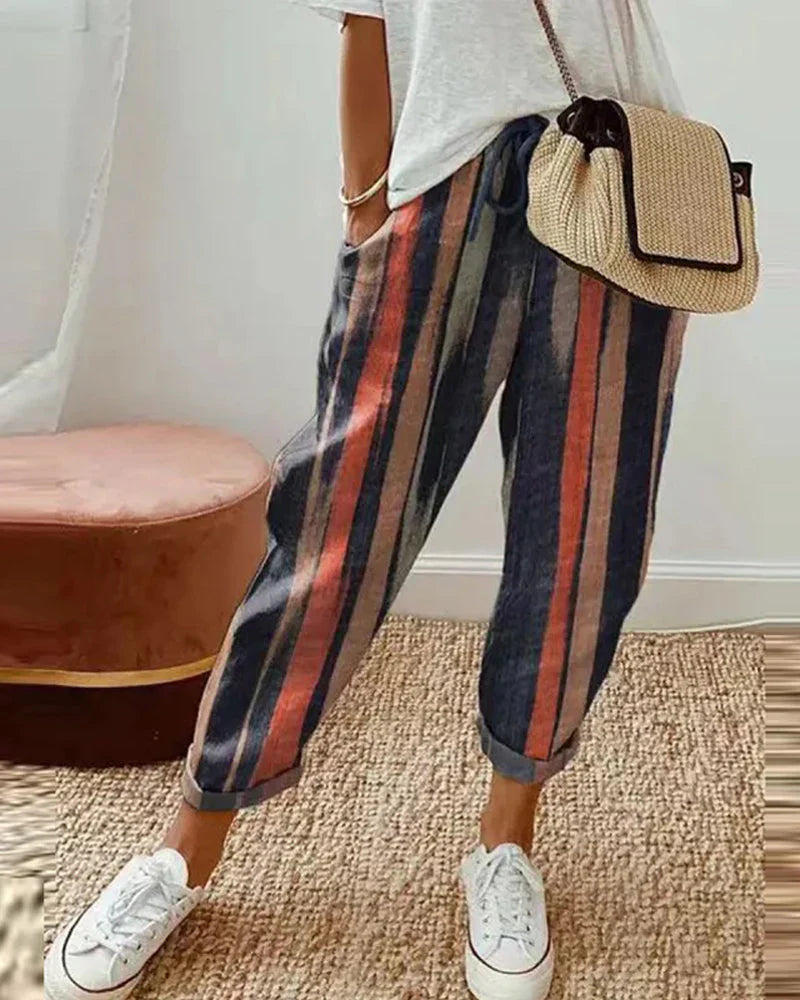 Maris - Elegante Linnen Broek voor Dames met Perfecte Pasvorm en Ademend Comfort