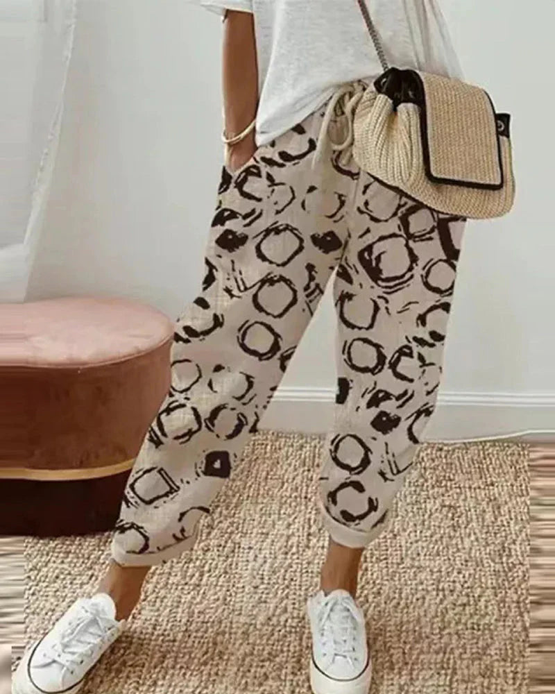 Maris - Elegante Linnen Broek voor Dames met Perfecte Pasvorm en Ademend Comfort
