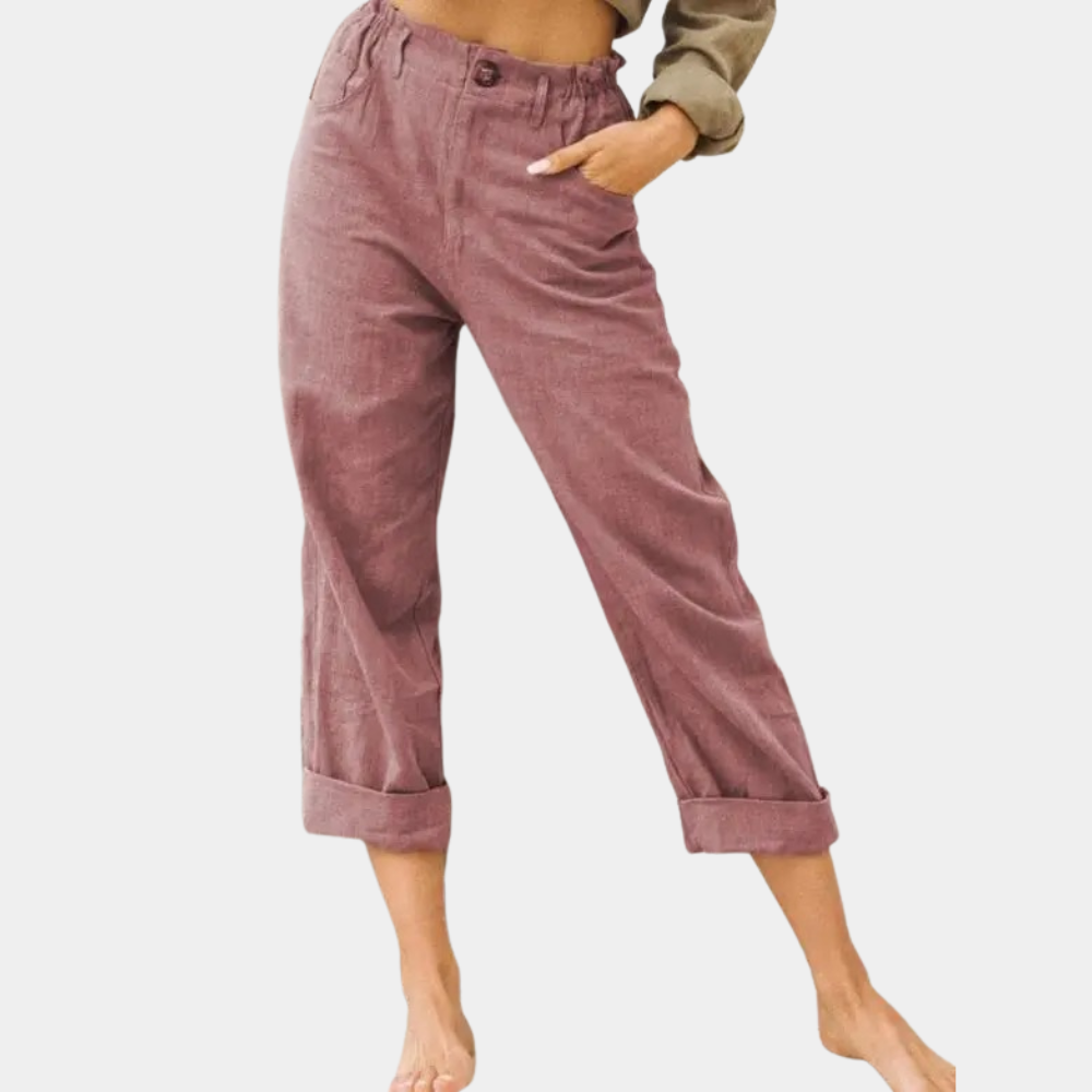 Alisienne – Casual damesbroek met moderne pasvorm en moeiteloze flair