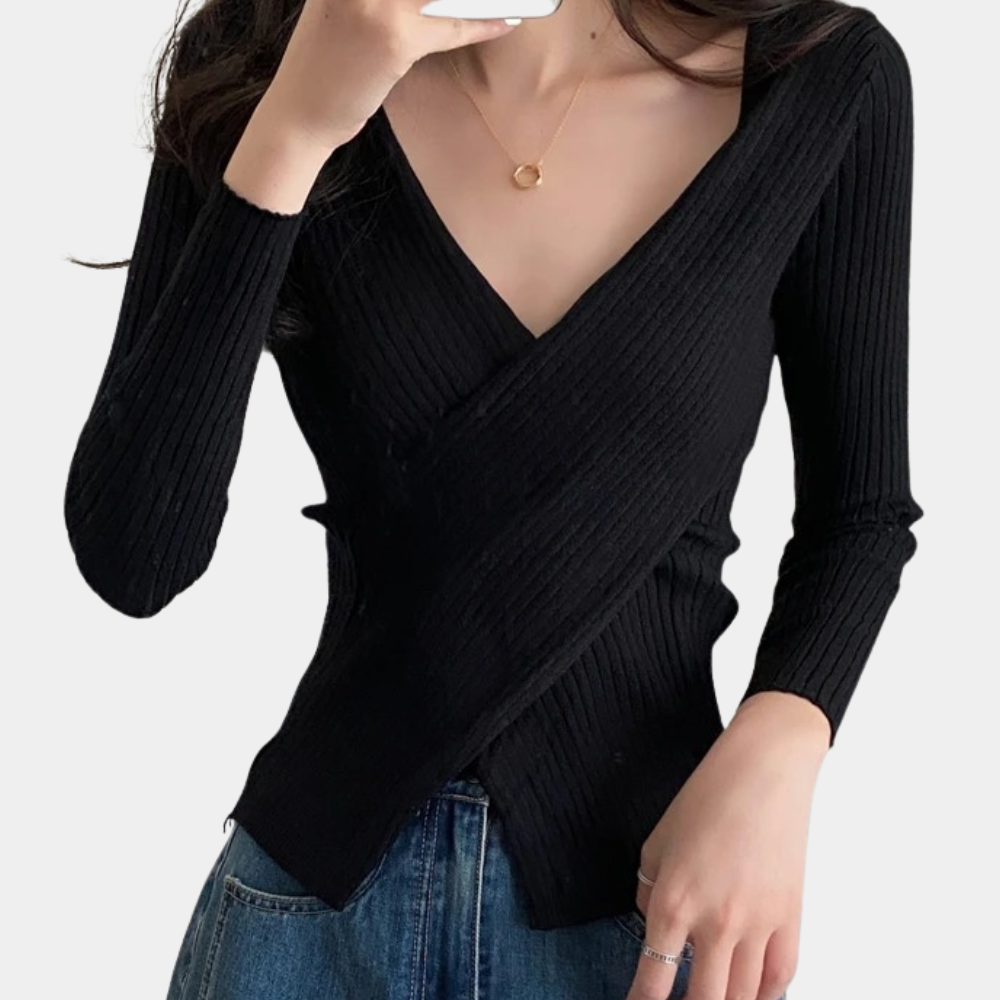 Elena Luxe Trui voor Dames – Tijdloze Elegantie en Comfort
