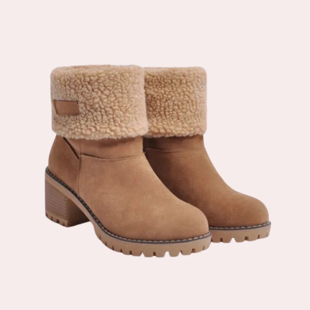 Maelina – Korte dameslaarzen met warme voering en tijdloze winterstijl