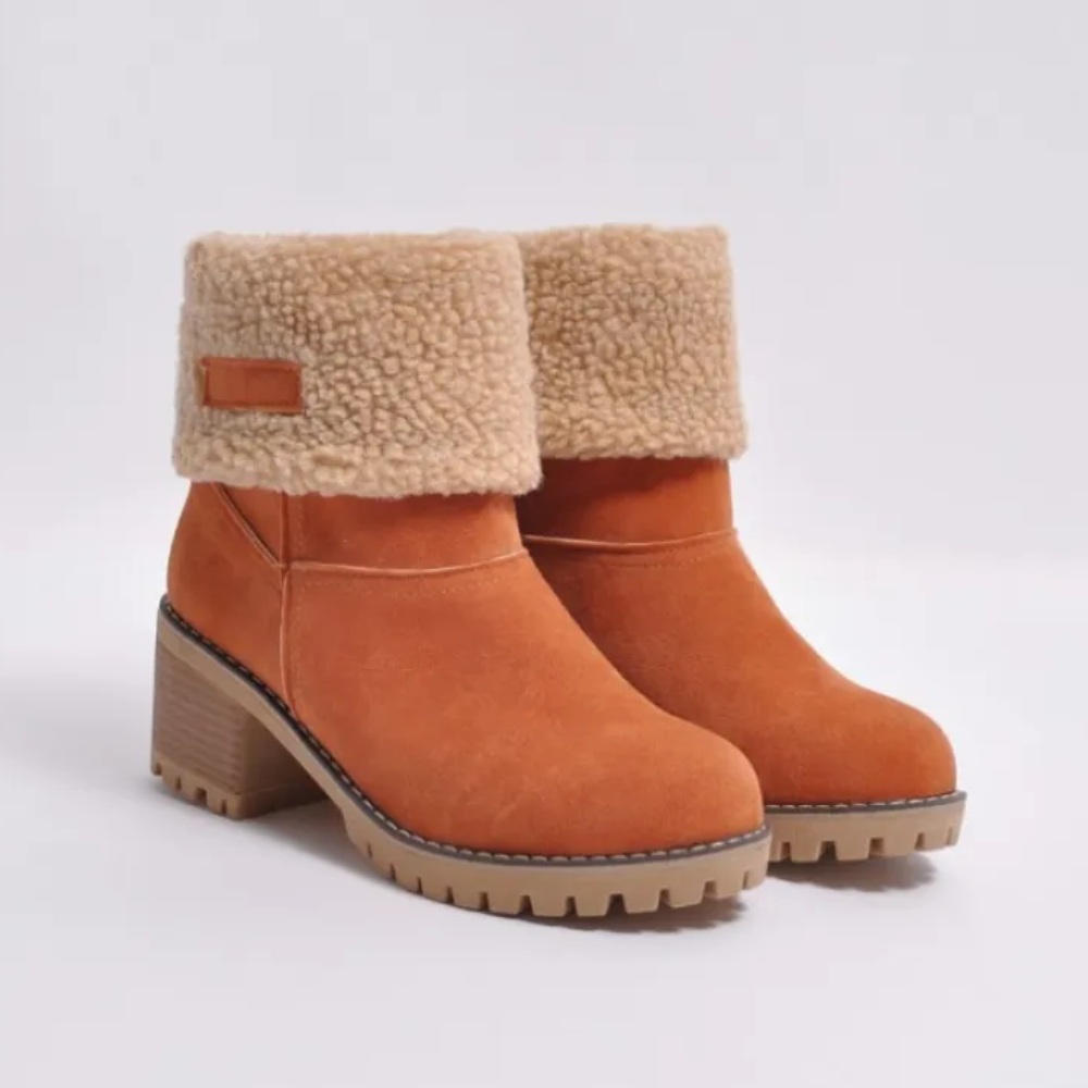 Maelina – Korte dameslaarzen met warme voering en tijdloze winterstijl