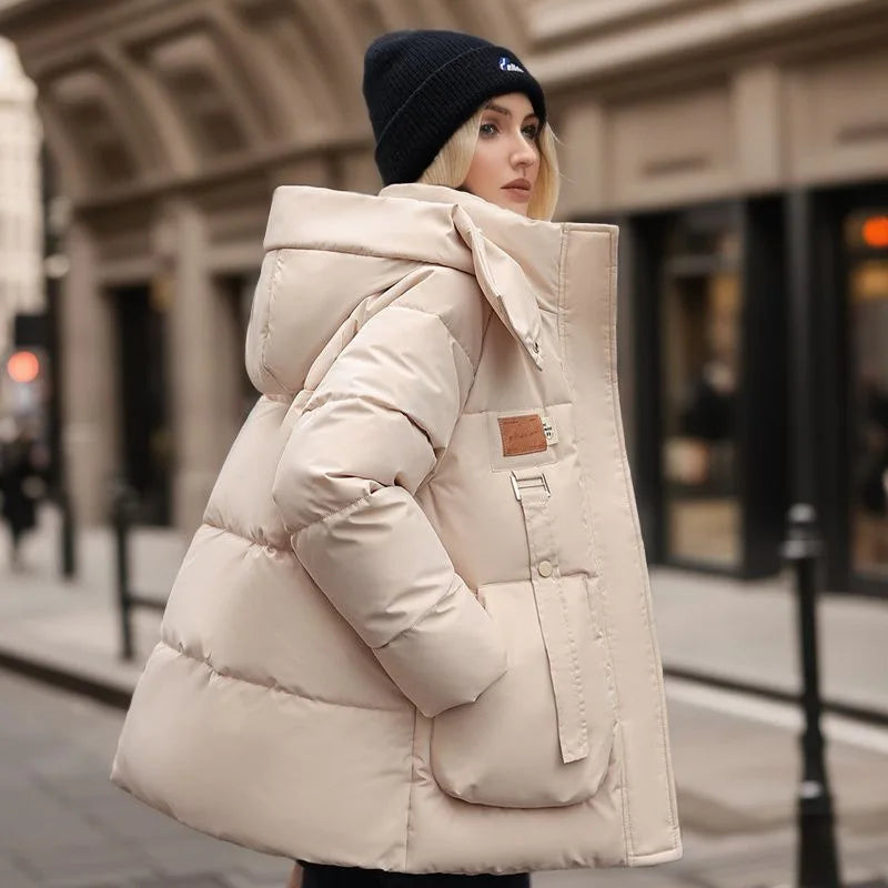Liora Dames Winter Pufferjas – Warmte, Luxe en Tijdloze Stijlerde Winterjas Dames - Pufferjack, Waterdicht