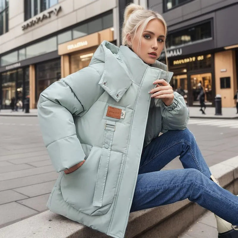 Liora Dames Winter Pufferjas – Warmte, Luxe en Tijdloze Stijlerde Winterjas Dames - Pufferjack, Waterdicht
