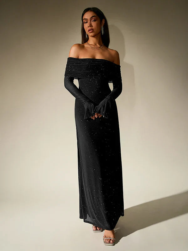 Lorena Evening Gown – Betoverende Elegantie met een Subtiele Glans