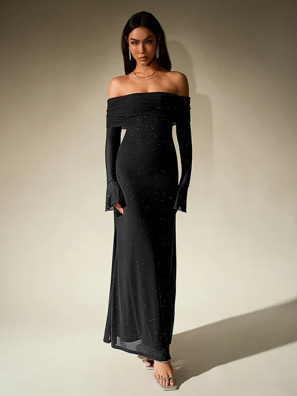 Lorena Evening Gown – Betoverende Elegantie met een Subtiele Glans