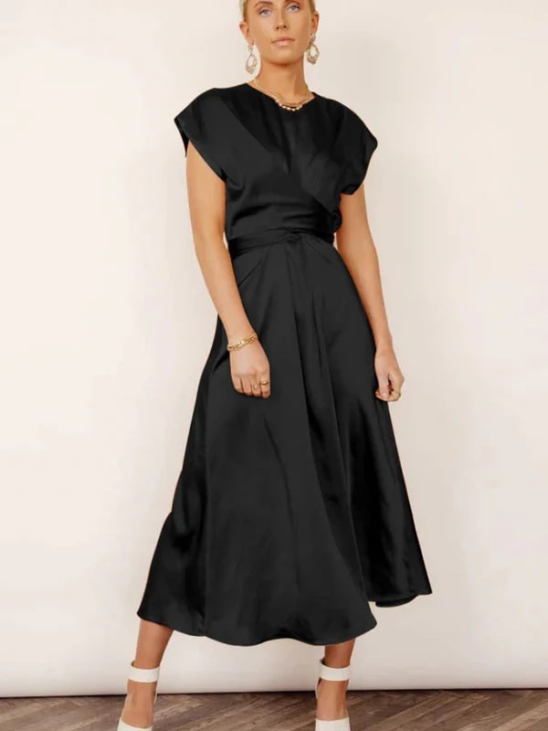 Thalassa - Elegante A-lijn Jurk voor Dames van Premium Stof met Chic Ontwerp en Ideale Fit
