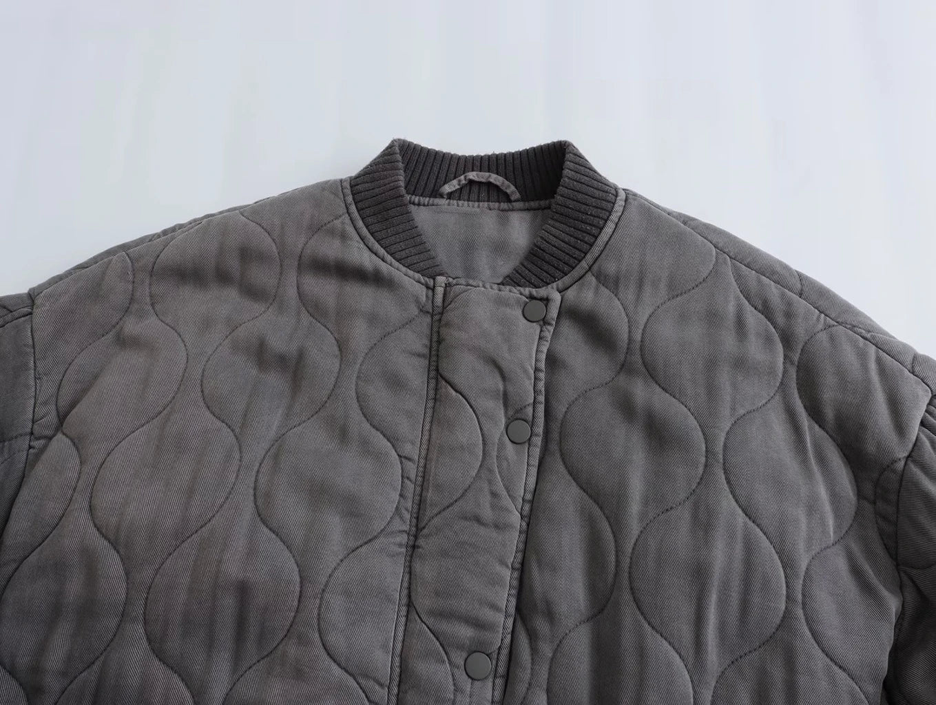 Veloryn – Grijze Bomberjack voor Dames, Trendy & Comfortabel