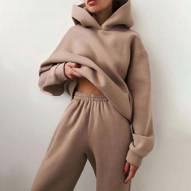 Orlina – Fleece Trainingsset met Zachte Voering en Elegante Pasvorm