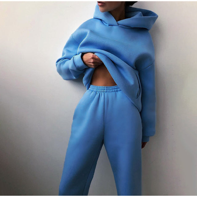 Orlina – Fleece Trainingsset met Zachte Voering en Elegante Pasvorm