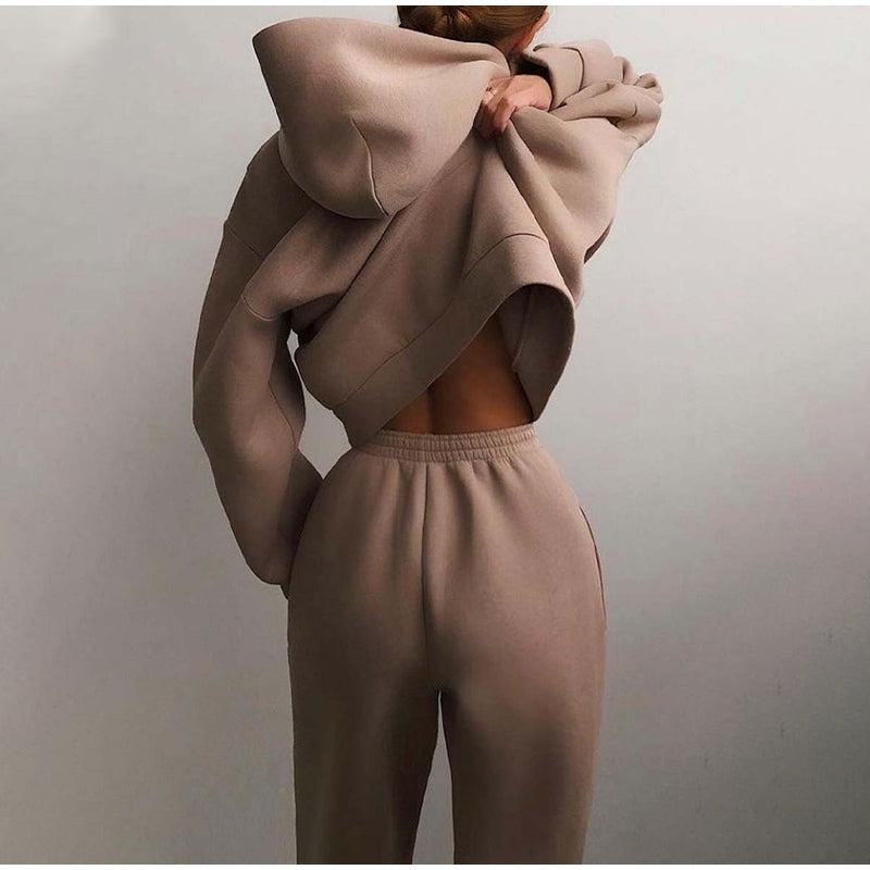 Orlina – Fleece Trainingsset met Zachte Voering en Elegante Pasvorm