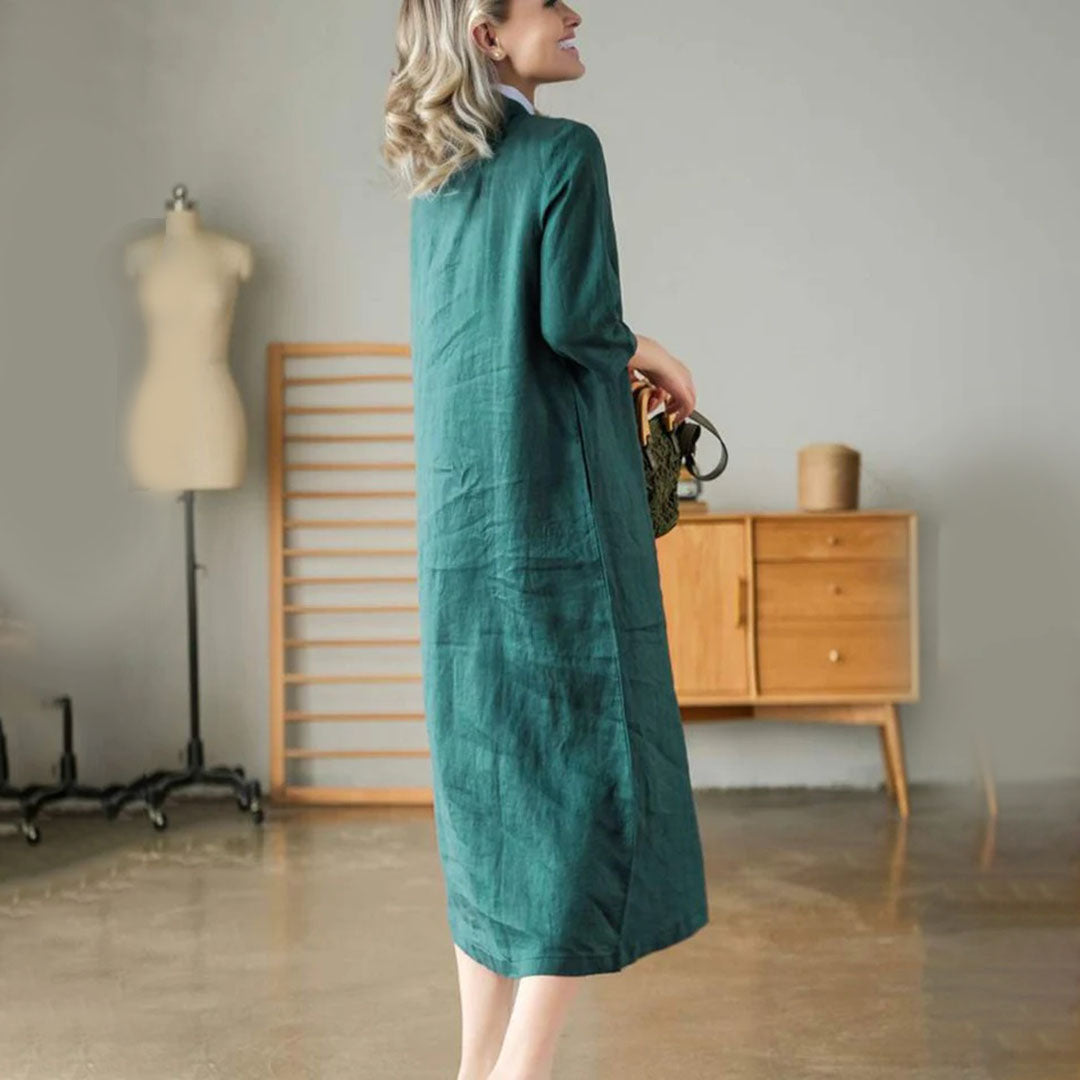 Olivara – Linnen jumpsuit met tijdloze elegantie en ultiem draagcomfort