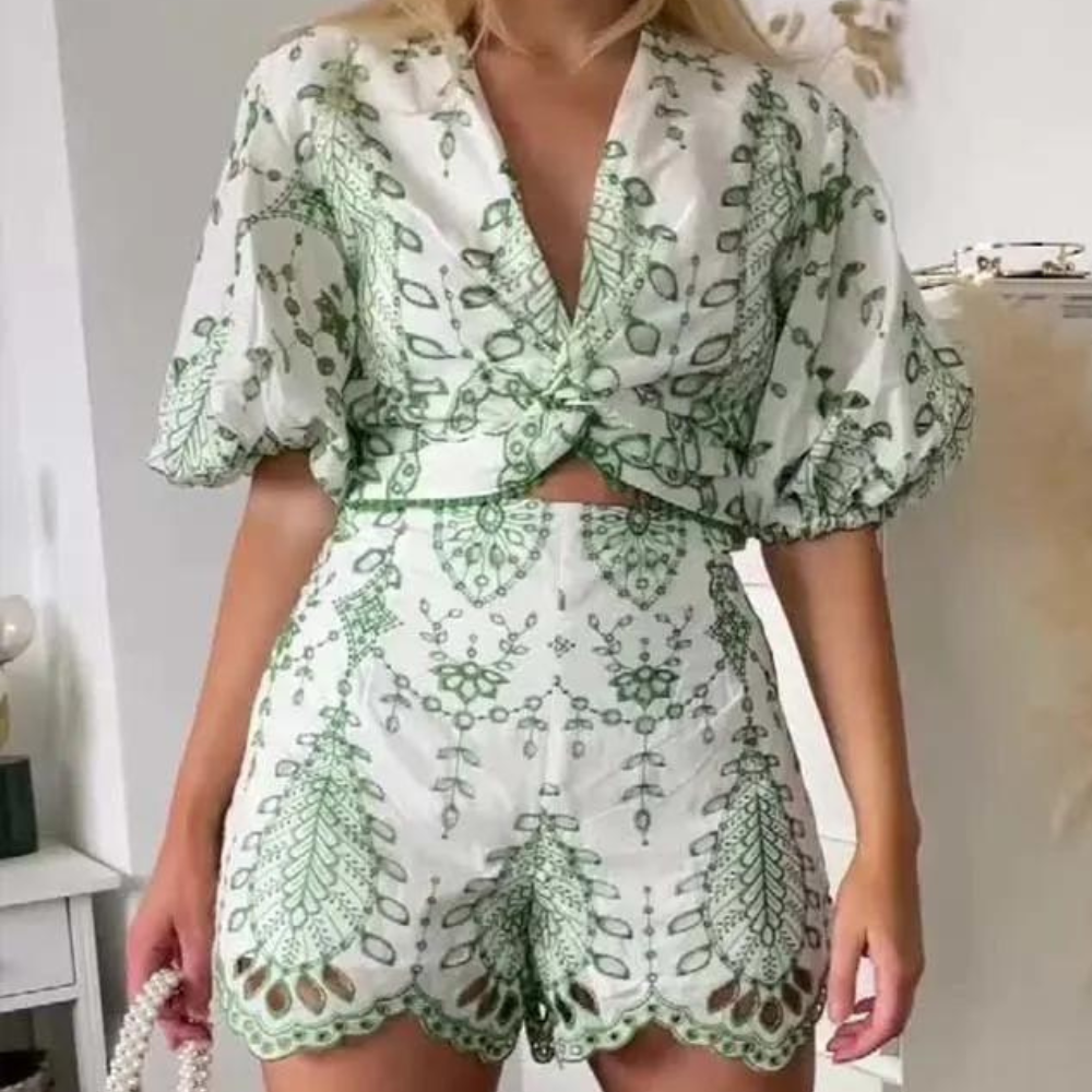Dames zomerset tweedelig – comfortabel en veelzijdig ontwerp