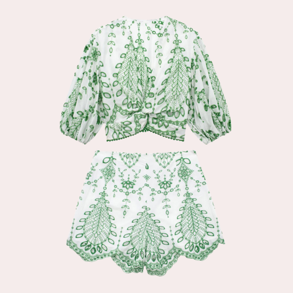 Dames zomerset tweedelig – comfortabel en veelzijdig ontwerp