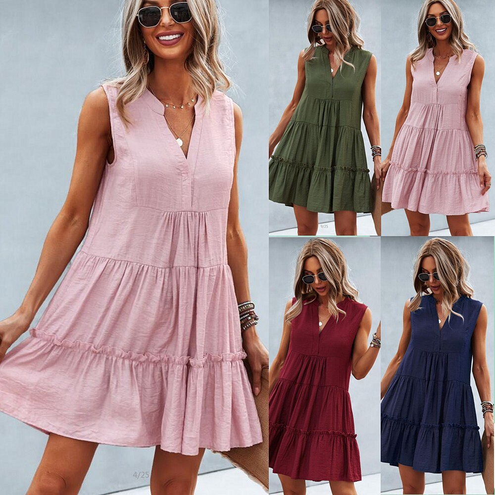 Elarisse – zomerse damesjurk met elegante snit en luchtige flair