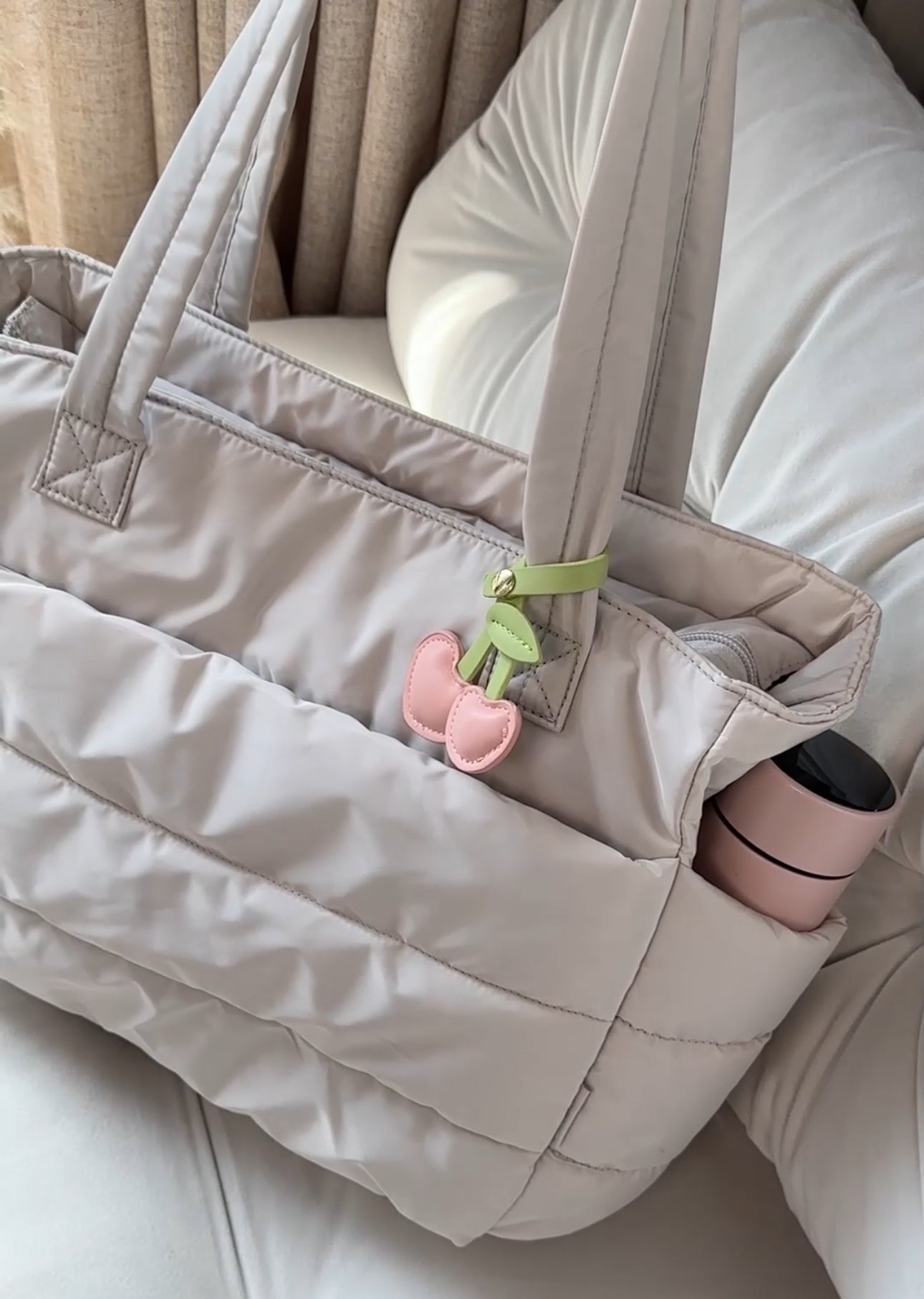 Maelis – Trendy gewatteerde puffer tas voor dames