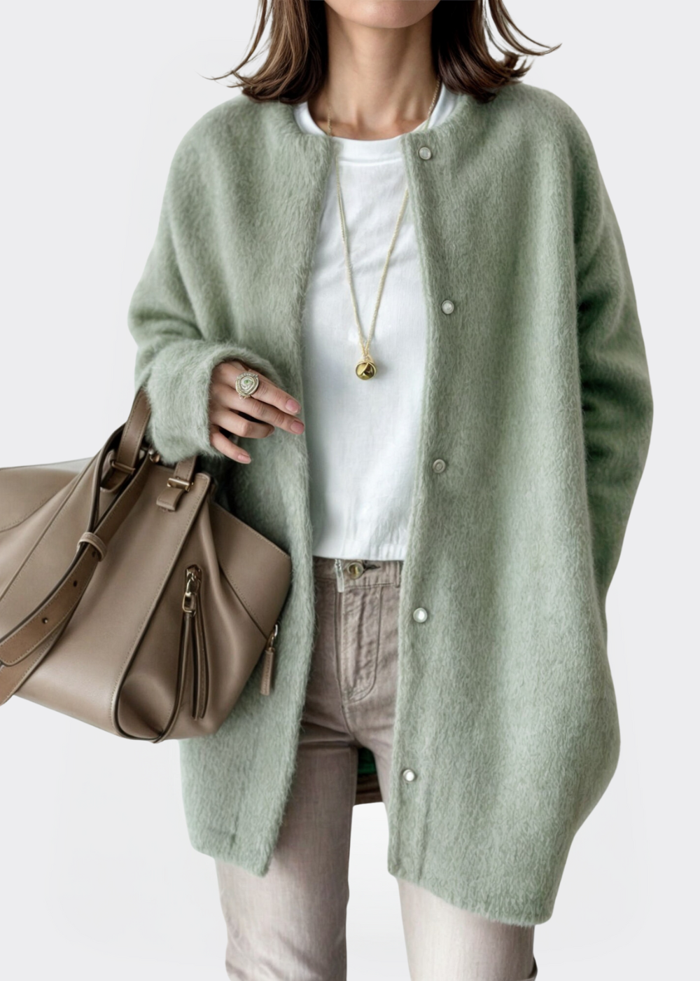 Alira Soft Open Cardigan – Tijdloze Warmte met een Vleugje Elegantie