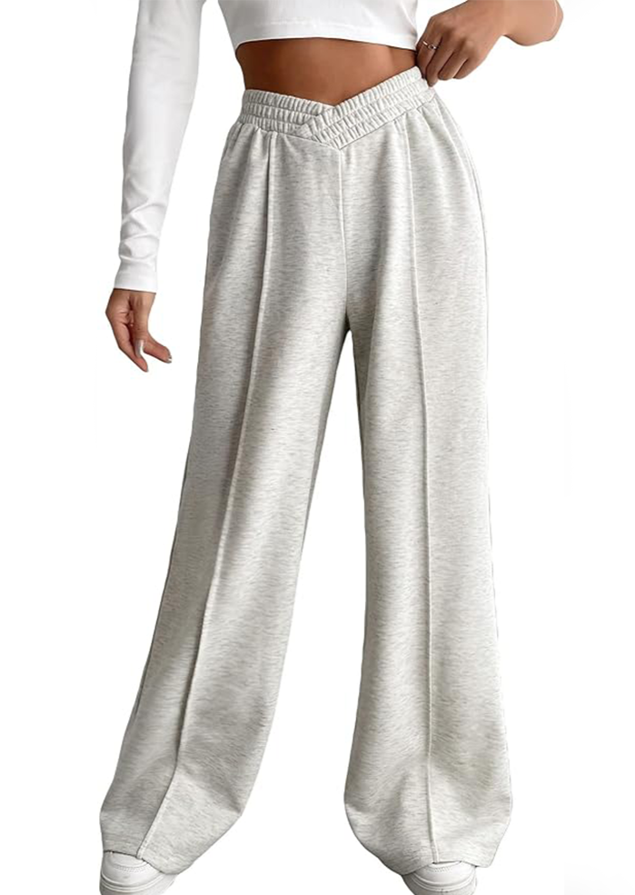 Valoria – Dames Wide Leg Joggingbroek met Hoge Taille, Comfortabel & Trendy