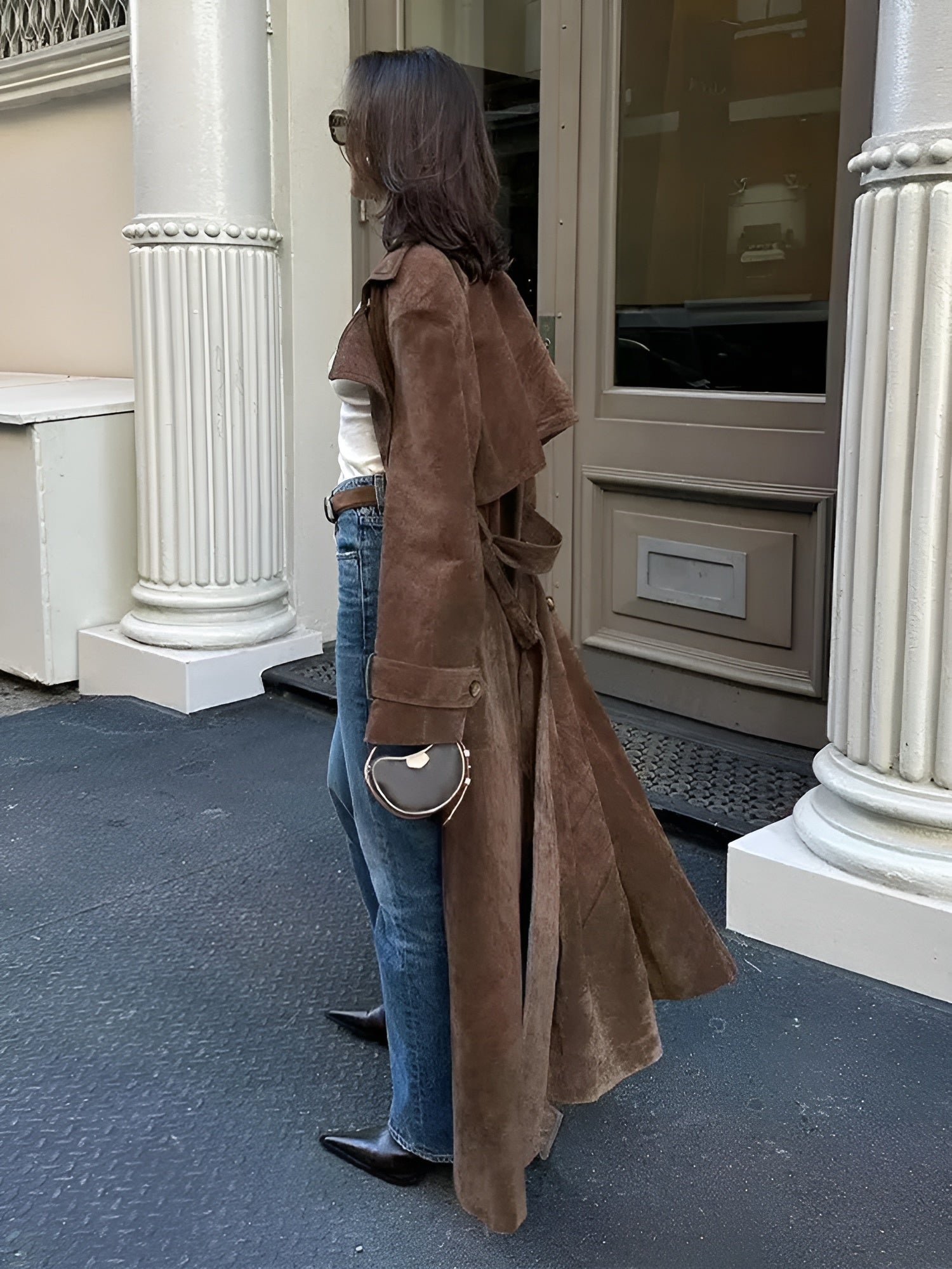 Leona Herfstmantel – Tijdloze Elegantie met Warme Luxe