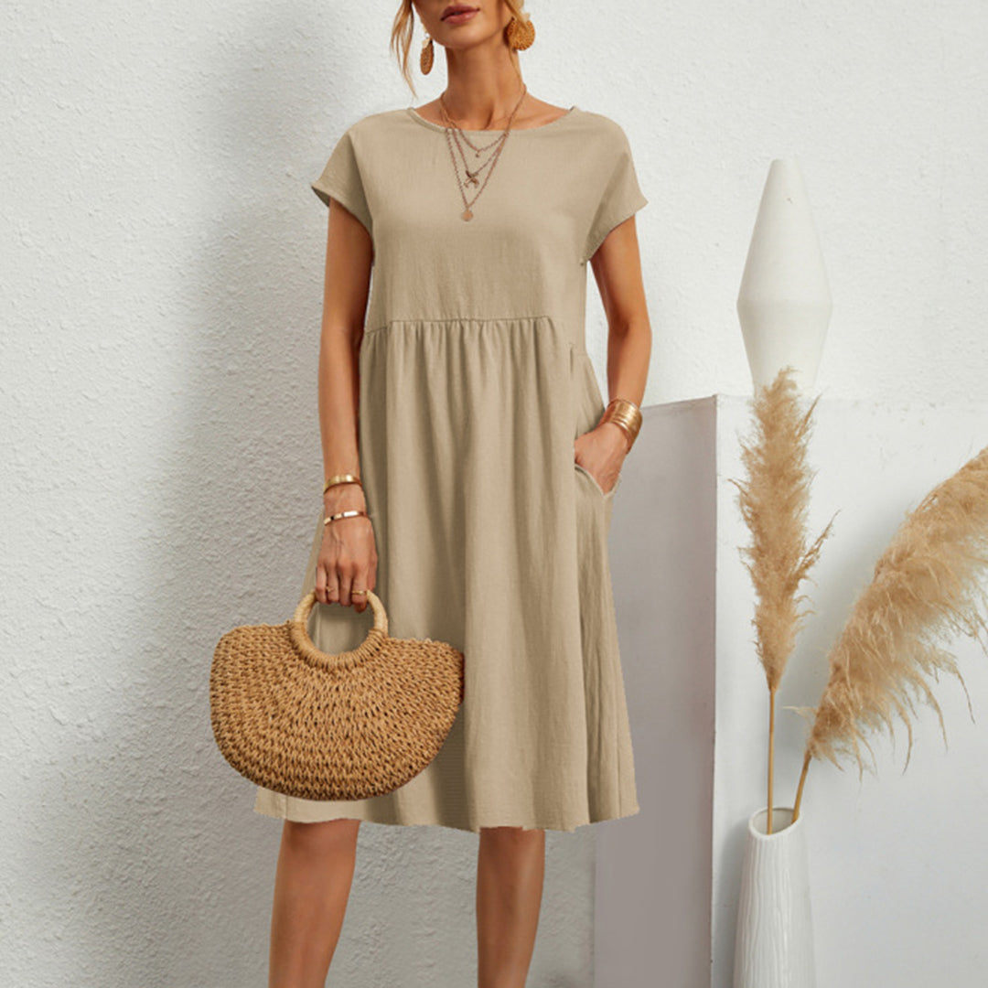 Valoria – Elegante dames zomerjurk met luchtige pasvorm