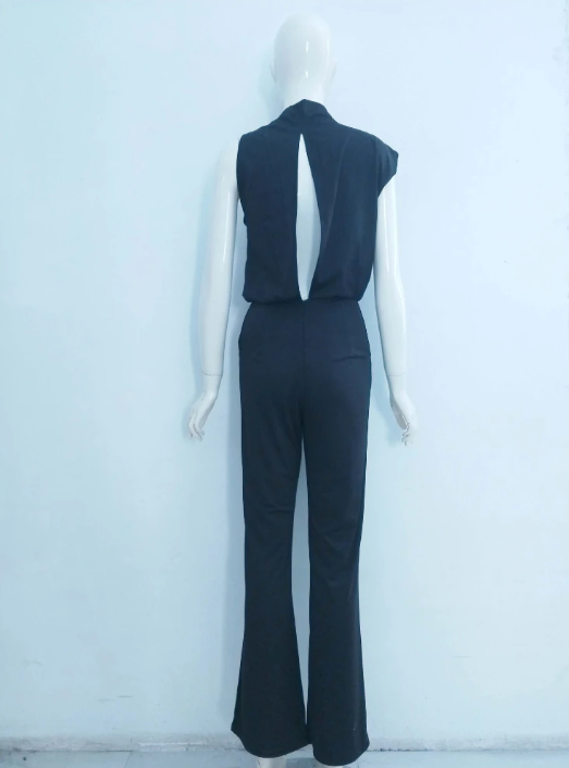 Alyra — One-Shoulder Jumpsuit met Wijde Pijpen | Elegant & Comfortabel