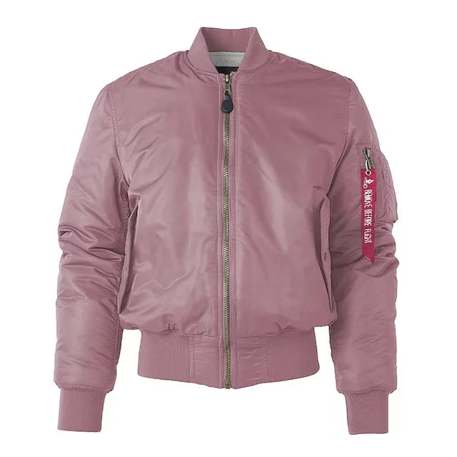 Avellone – Klassiek MA-1 Bomberjack voor Dames, Winddicht & Waterafstotend